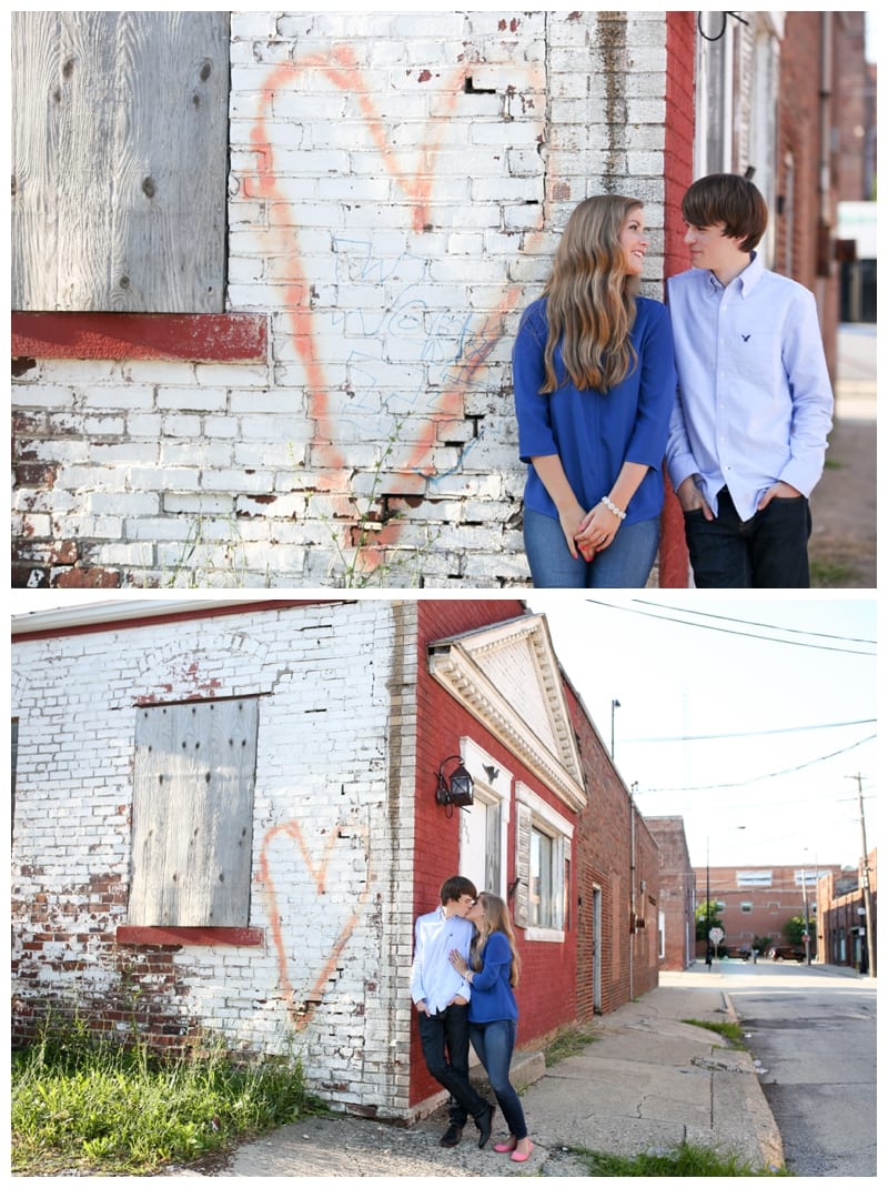 High School Sweethearts in Downtown Champaign, Engagement Photos by Ebby L Photography