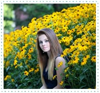 Mt. Zion Senior taken at Allerton Park in Monticello, IL by Ebby L Photography