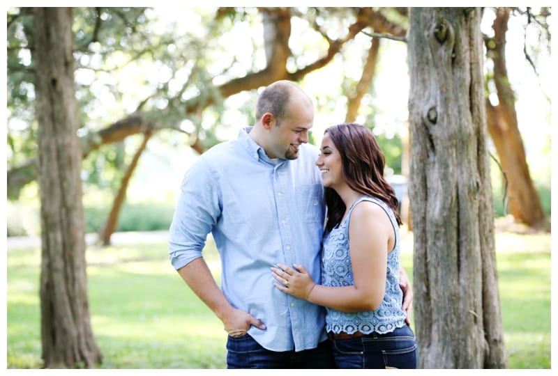 A Golden Summer Night Engagement Session at Allerton Park by Ebby L Photography