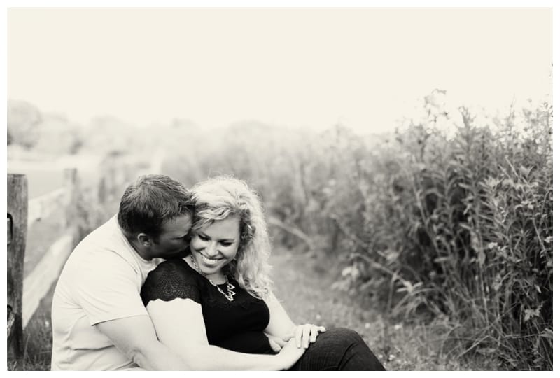 A hot summer night engagement session at Meadowbrook Park in Urbana, IL by Ebby L Photography