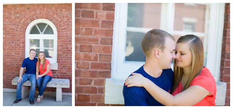 High school sweethearts engagement photos at Allerton Park in Monticello, IL by Ebby L Photography