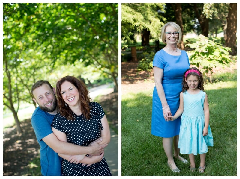 A Family Session of Generations at The Arboretum in Champaign, IL  by Ebby L Photography