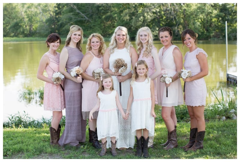 A Casual Country Wedding in Paris, IL by Ebby L Photography
