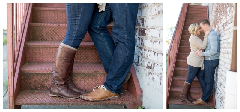 College Sweethearts engagement session in Downtown Champaign, IL Photos