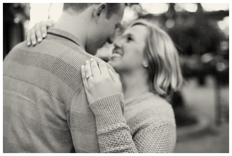 College Sweethearts engagement session in Downtown Champaign, IL Photos by Ebby L Photography