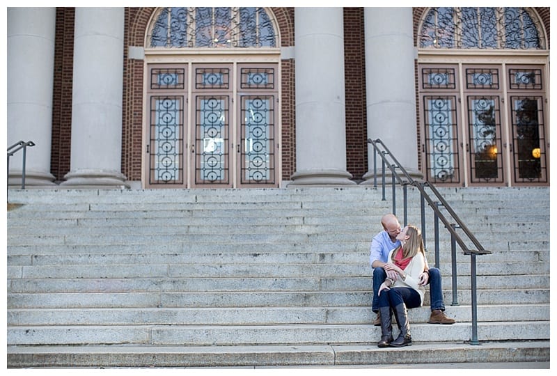 University of Illinois College Sweethearts Engagement Session in Champaign, IL Photos  by Ebby L Photography