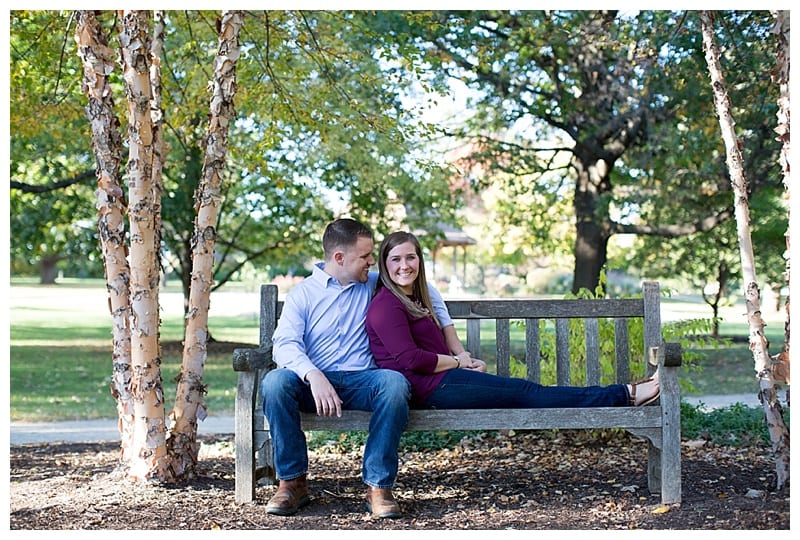 Adorable Couple Engagement Photos at Lake of the Woods Photos  by Ebby L Photography