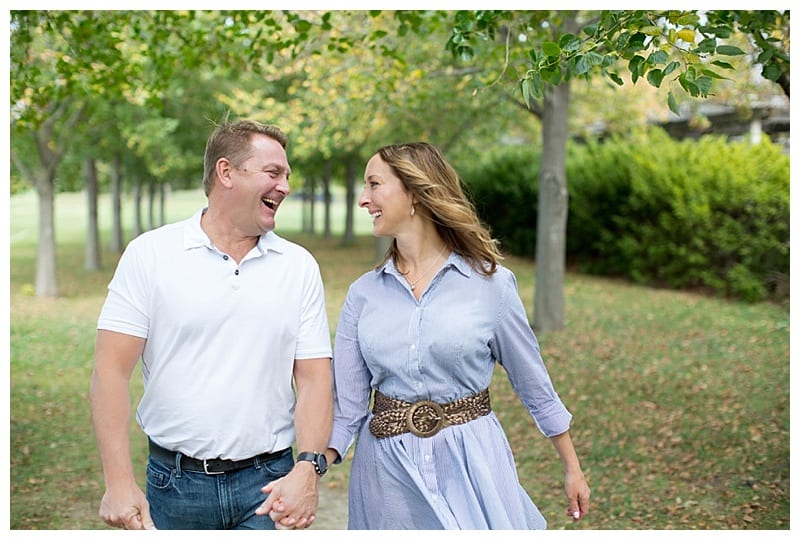 An Engaged Couple and their four girls at the Arboretum in Champaign, IL Photos by Ebby L Photography