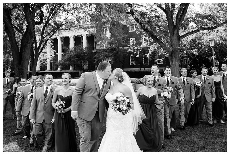 A Plum and Gray Wedding at the Hilton Garden Inn in Champaign, IL Photos by Ebby L Photography©