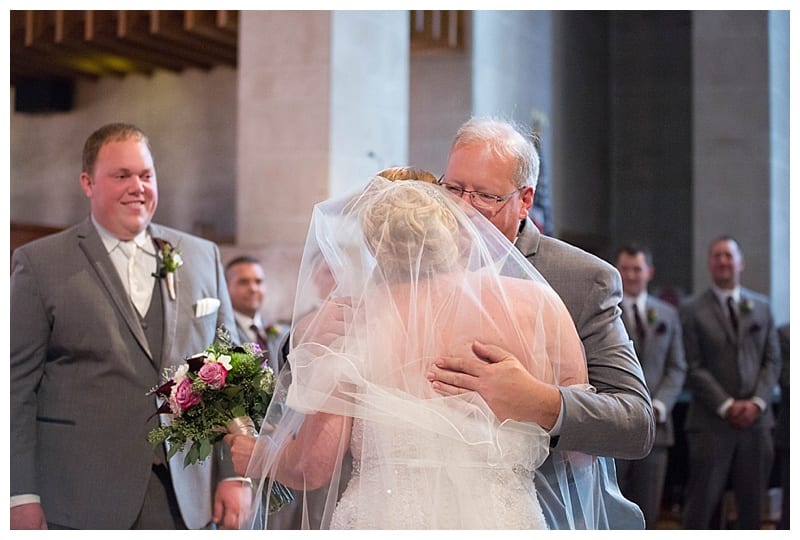 A Plum and Gray Wedding at the Hilton Garden Inn in Champaign, IL Photos by Ebby L Photography©