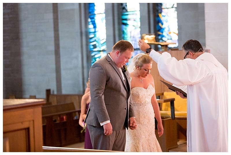 A Plum and Gray Wedding at the Hilton Garden Inn in Champaign, IL Photos by Ebby L Photography©