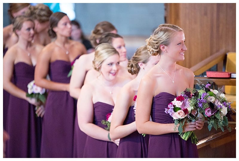 A Plum and Gray Wedding at the Hilton Garden Inn in Champaign, IL Photos by Ebby L Photography©