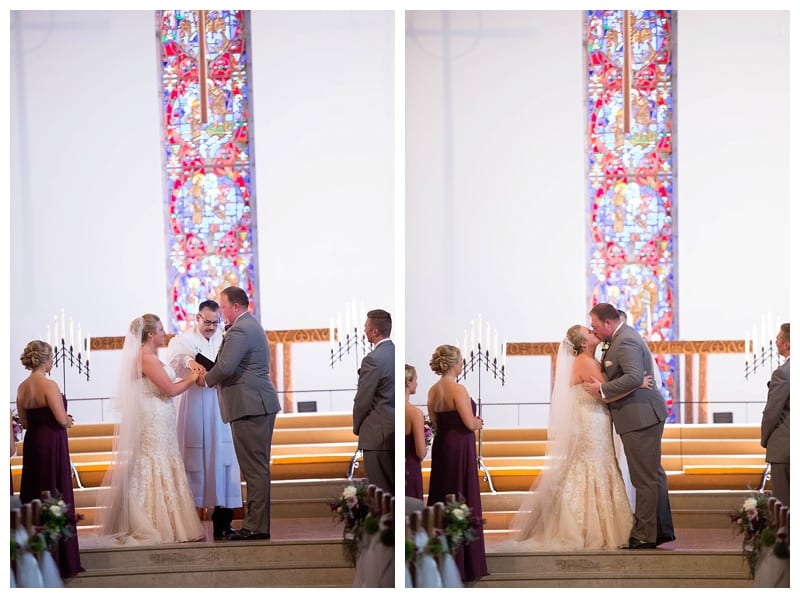 A Plum and Gray Wedding at the Hilton Garden Inn in Champaign, IL Photos by Ebby L Photography©