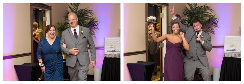 A Plum and Gray Wedding at the Hilton Garden Inn in Champaign, IL Photos by Ebby L Photography©