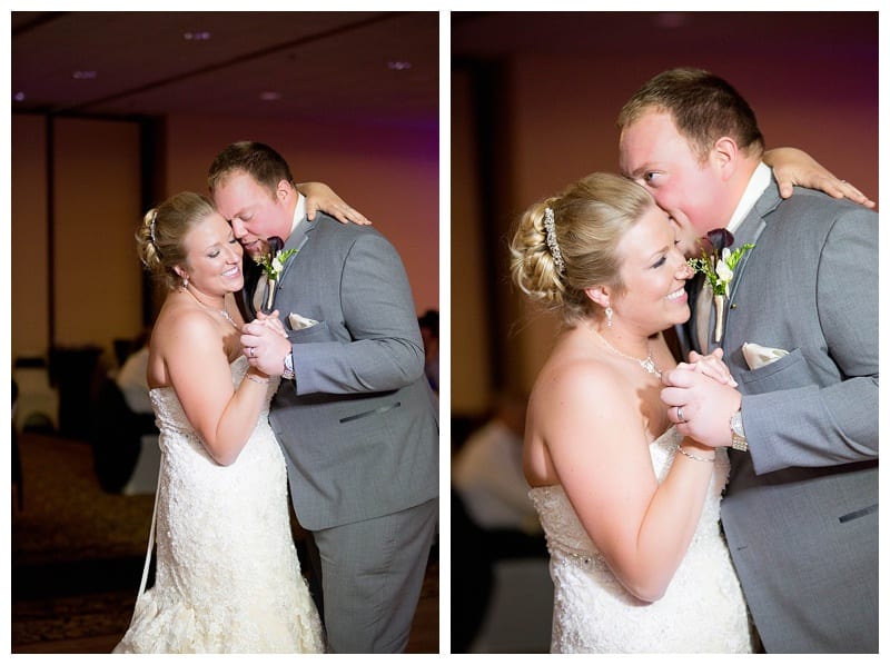 A Plum and Gray Wedding at the Hilton Garden Inn in Champaign, IL Photos by Ebby L Photography©