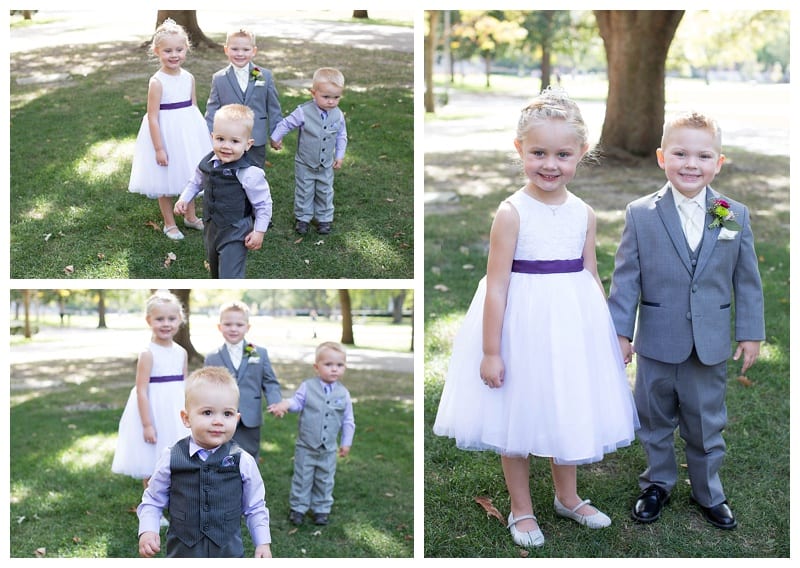 A Plum and Gray Wedding at the Hilton Garden Inn in Champaign, IL Photos by Ebby L Photography©