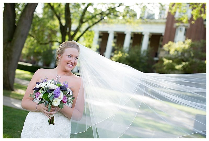 A Plum and Gray Wedding at the Hilton Garden Inn in Champaign, IL Photos by Ebby L Photography©