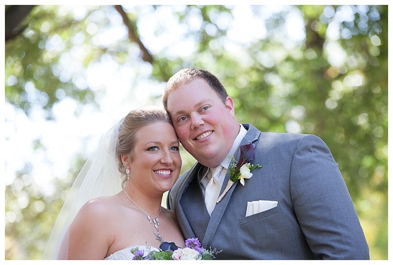 A Plum and Gray Wedding at the Hilton Garden Inn in Champaign, IL Photos by Ebby L Photography©