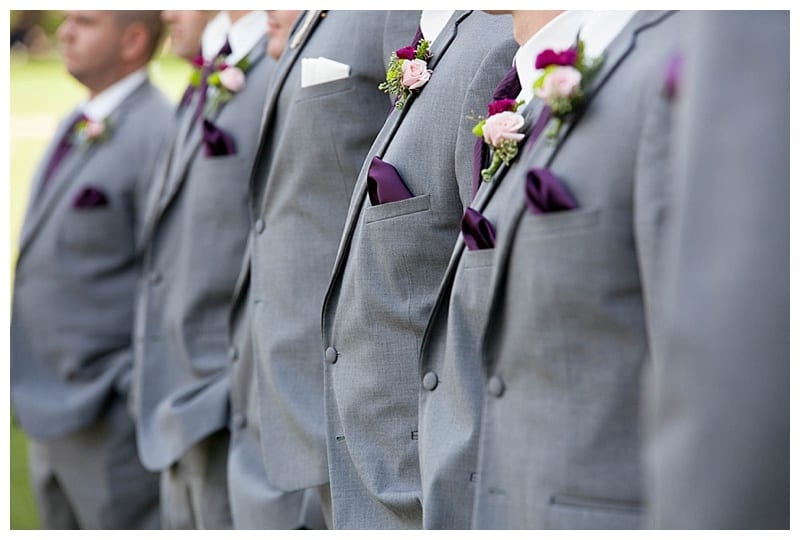 A Plum and Gray Wedding at the Hilton Garden Inn in Champaign, IL Photos by Ebby L Photography©