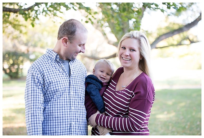 A Cute Family of Three at Lake of the Woods in Mahomet, IL Photos by Ebby L Photography
