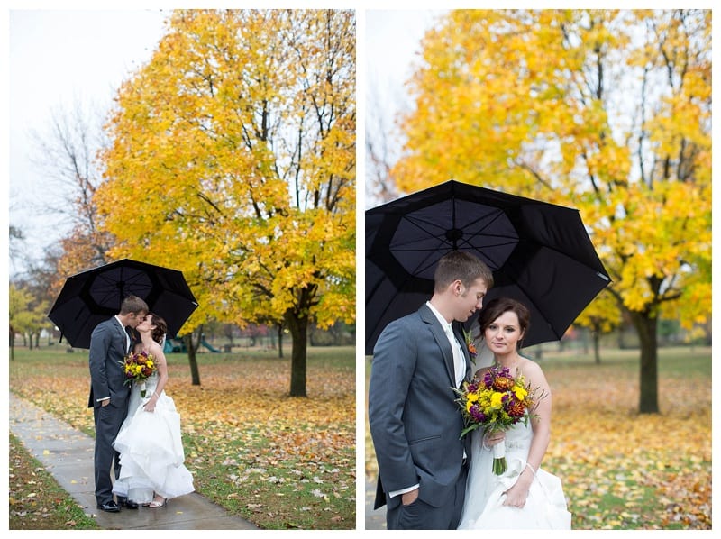 A Rainy October Wedding in Central IL Photos by Ebby L Photography