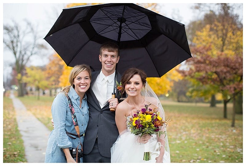 A Rainy October Wedding in Central IL Photos by Ebby L Photography