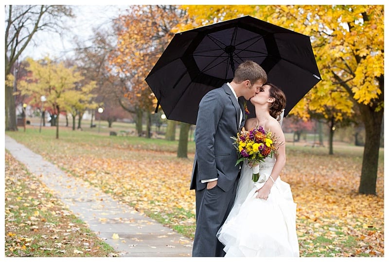 A Rainy October Wedding in Central IL Photos by Ebby L Photography