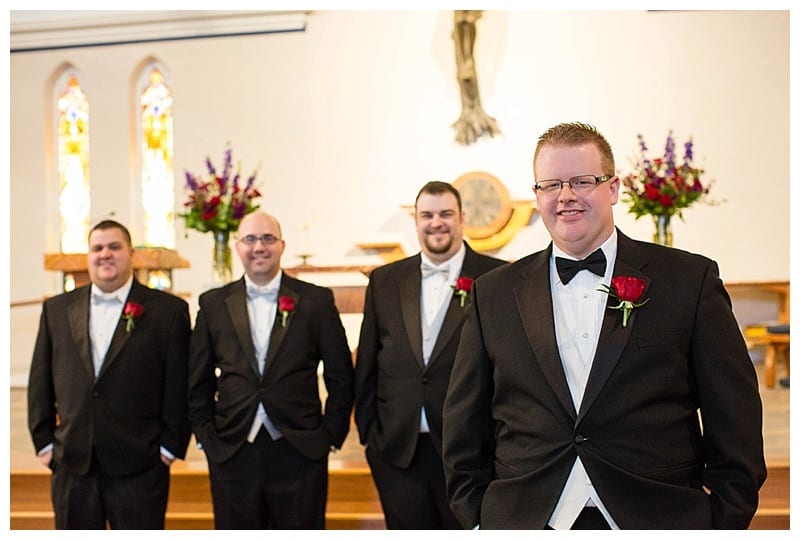 A Red Winter Wedding at Pear Tree Estates Champaign, IL Photos by Ebby L Photography