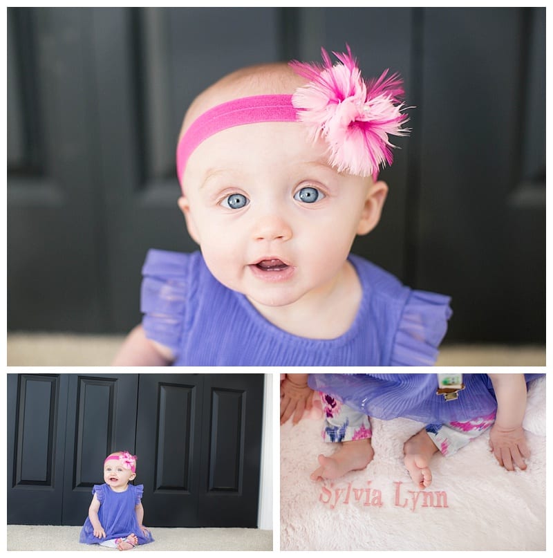 Baby Sylvia Six Months Central IL by Ebby L Photography Photos