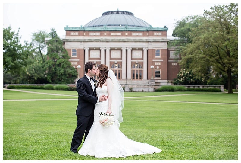 University of Illinois wedding photos