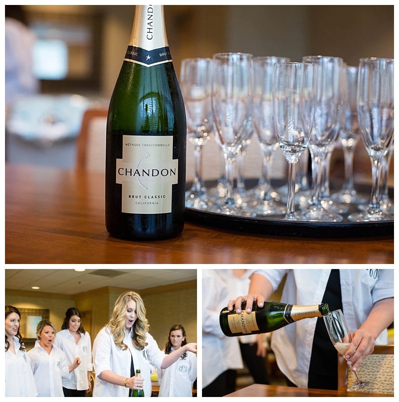 Champagne at Champaign Country Club Wedding