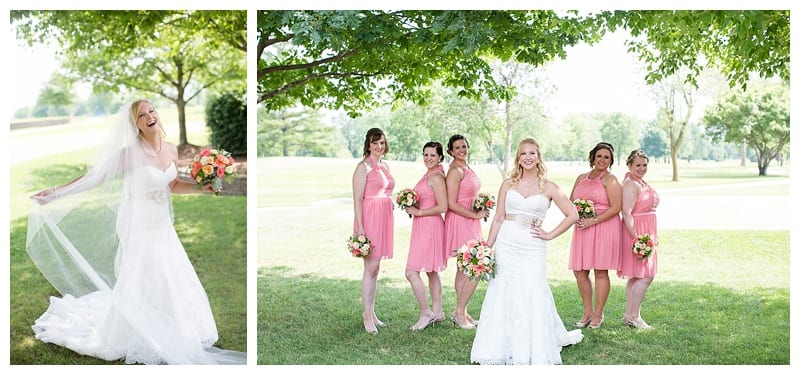 Pink Bridesmaids Photos
