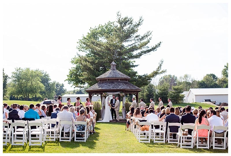 Crestwicke Country Club outdoor ceremony