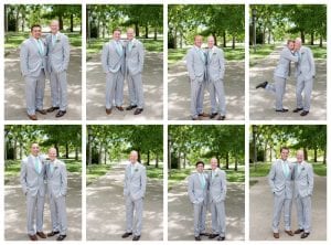 individual with groomsmen