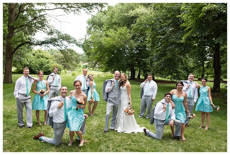 fun bridal party poses
