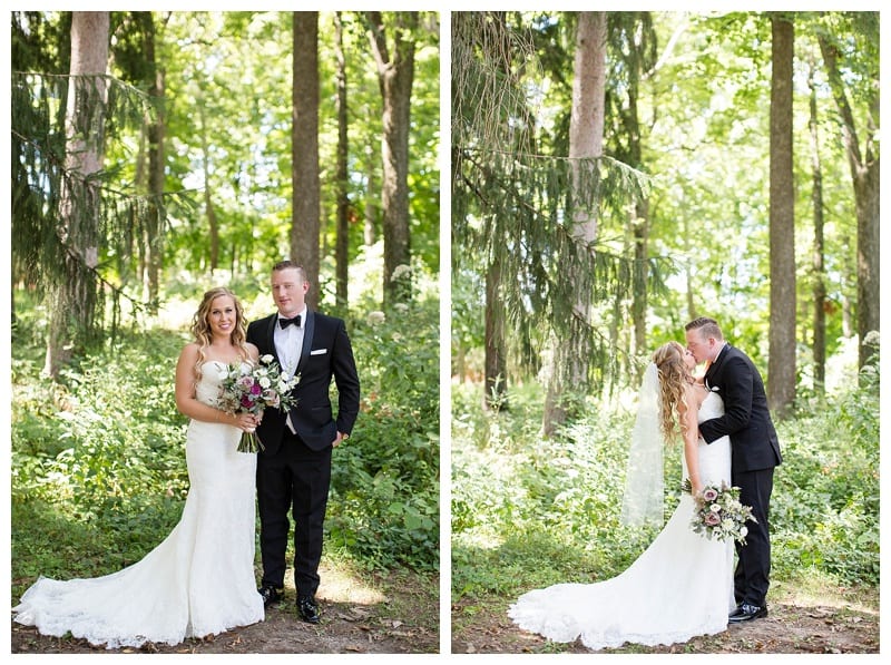 forest wedding photos
