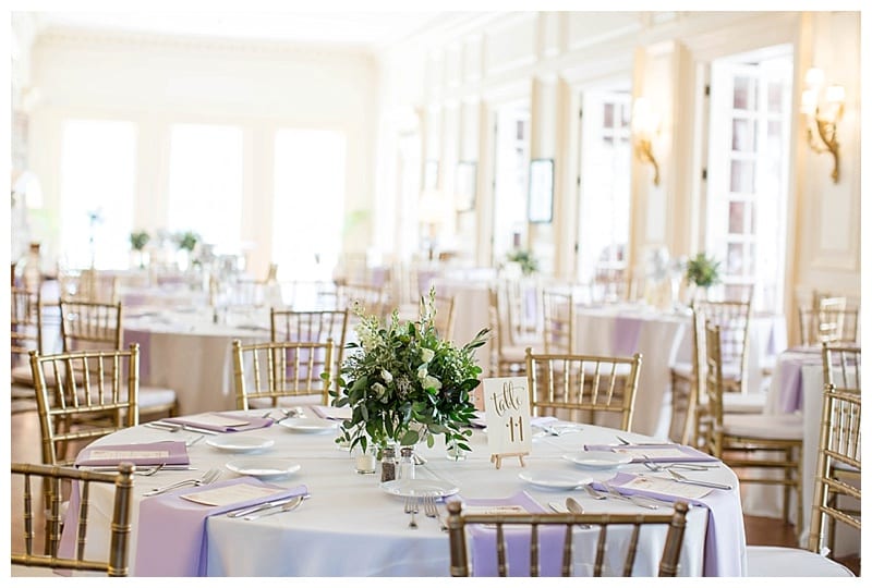 romantic lavender reception