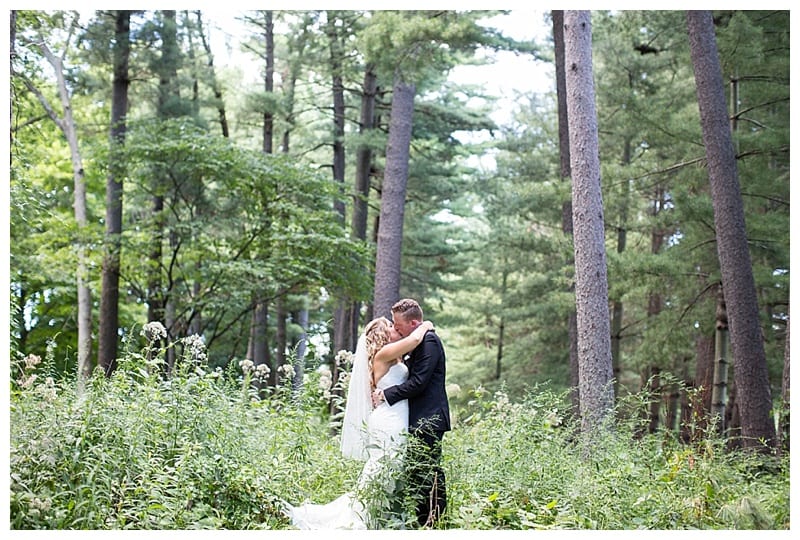 romantic forest wedding photos