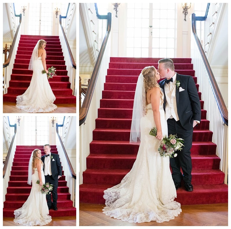 Allerton Mansion red stair pics