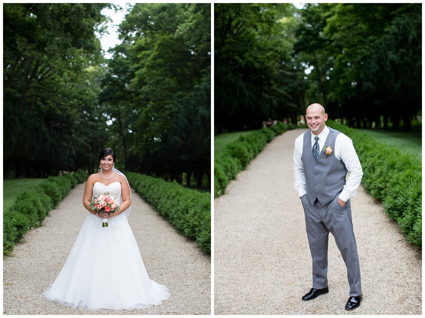 individual bride and groom pictures