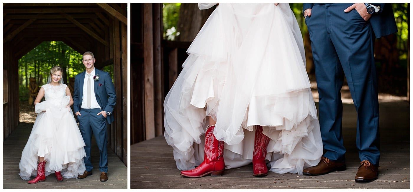 cowboy boots wedding day