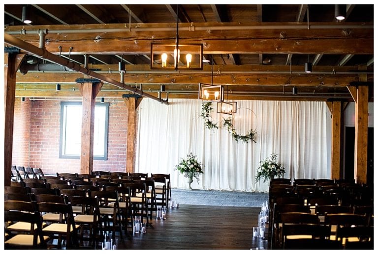 The Garment Factory Wedding, Kyle & Julianne, Franklin IN