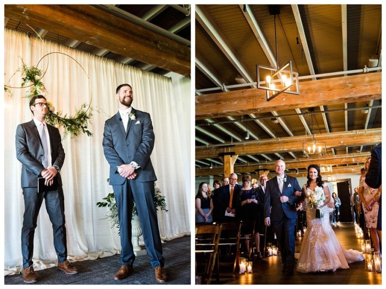 The Garment Factory Wedding, Kyle & Julianne, Franklin IN