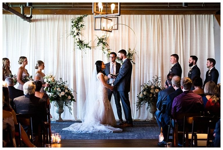 The Garment Factory Wedding, Kyle & Julianne, Franklin IN