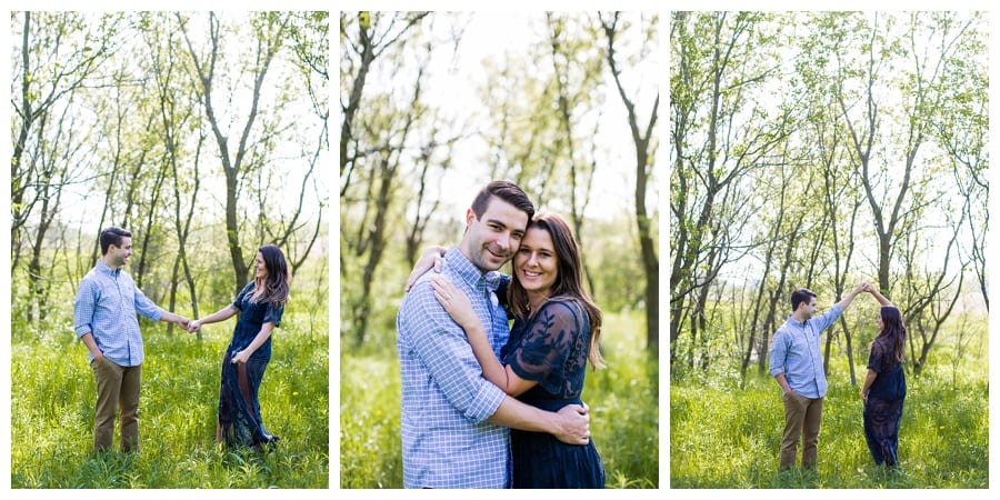 Forest Preserve Engagement Crystal Lake IL Ebby L Photography Photos