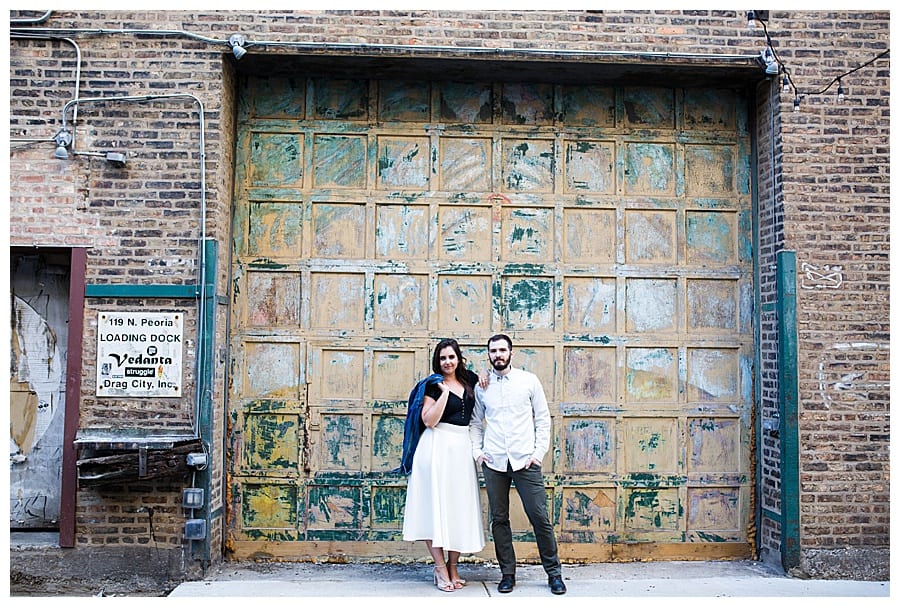 Fulton Market Engagement Chicago IL Ebby L Photography Photos