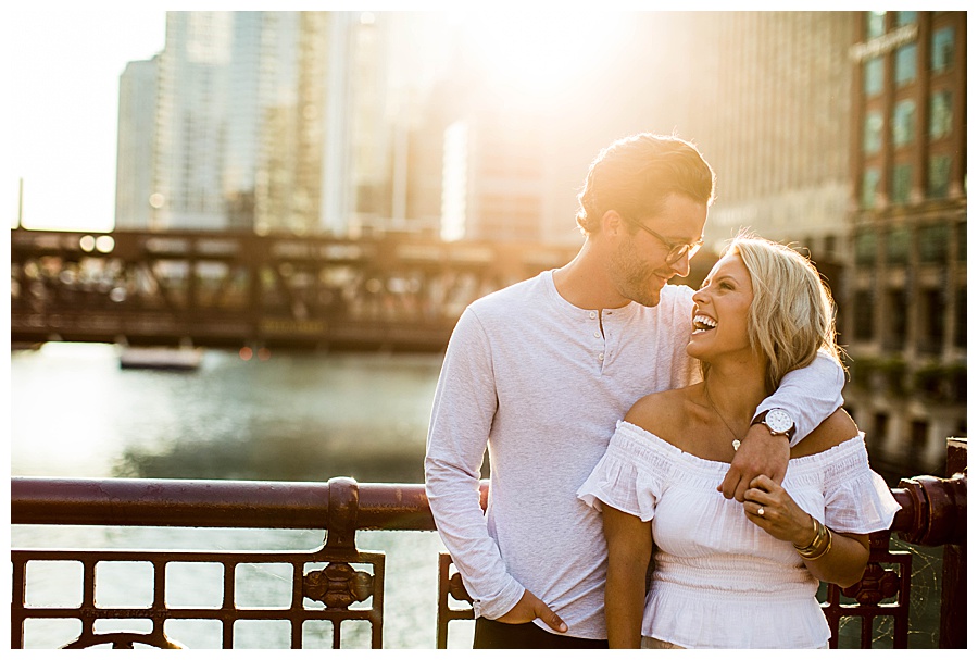 Summer Downtown Chicago Engagement Session Ebby L Photography Photos
