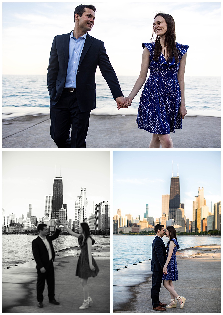 Chicago Lakefront Engagement Ebby L Photography Photos