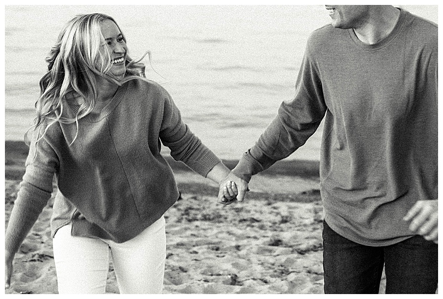 Playful Engagement at North Ave Beach Ebby L Photography Photos
