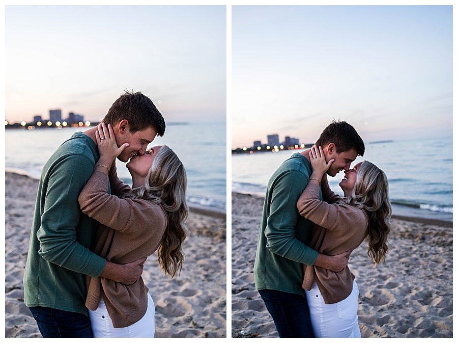 Playful Engagement at North Ave Beach Ebby L Photography Photos